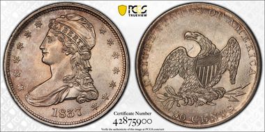 1837 50C MS61