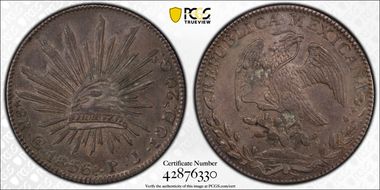 1836-Go PJ 8 R Go18 AU58