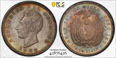 1884 Sucre Heaton Birmingham MS63