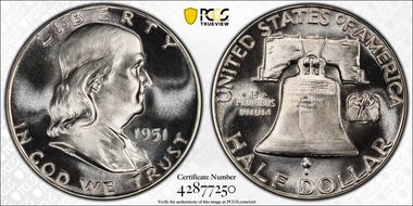 1951 50C PR65
