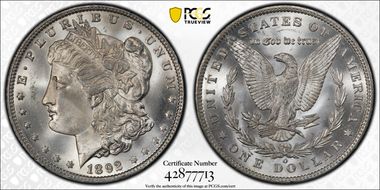 1892-O $1 MS64+