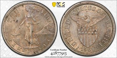 1907-S/S 10C Allen-8.02a MS61