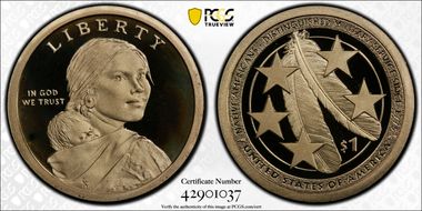 2021-S $1 Native American First Strike PR69DCAM