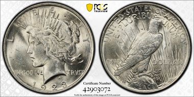 1923 $1 MS63