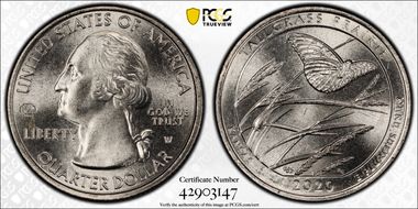 2020-W 25C Tallgrass Prairie NP V75 MS66