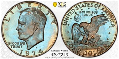 1974-S $1 Clad PR67