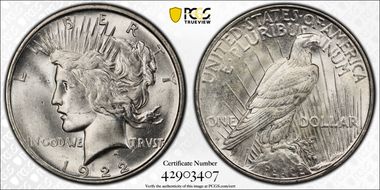 1922-D $1 MS64