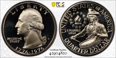 1976-S 25C Clad PR69CAM