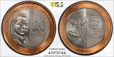 2020 20 Piso New Generation Currency MS66