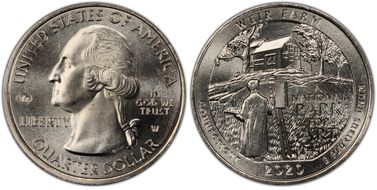 2020-W 25C Weir Farm NP V75 MS67