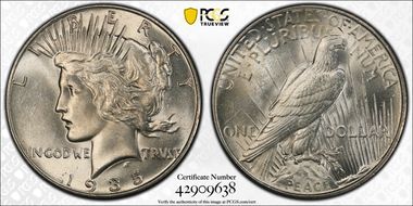 1935 $1 MS63