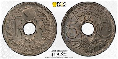 1917 5C Gad-169 F-121 MS67