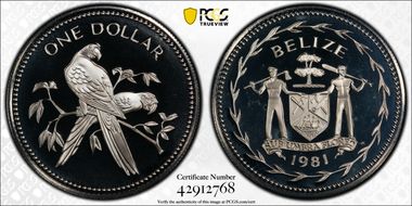 1981-FM $1 KM-43 Copper-Nickel PR68DCAM