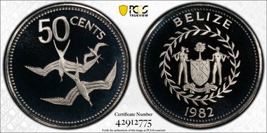 1982-FM 50C KM-87 Copper-Nickel PR69DCAM