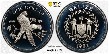 1982-FM $1 KM-88 Copper-Nickel PR69DCAM