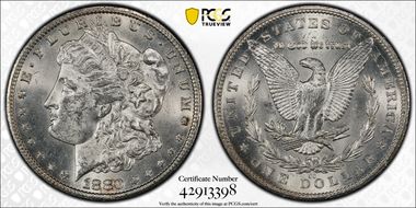 1880-CC $1 MS62