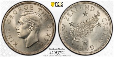 1949 Crown KM-22  Ag MS66