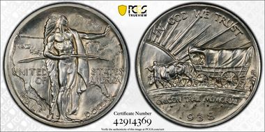 1938-S 50C Oregon MS64