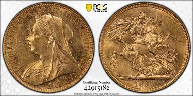 1896-M Sov S-3875 MS63