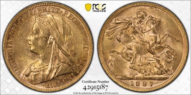 1897-M Sov S-3875 MS63