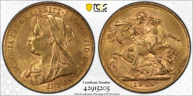 1900-M Sov S-3875 MS63