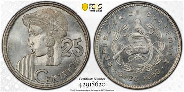 1950 25C KM-258  Ag MS66