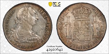 1777-Mo FM 8 R Yon-M8-77 Calico-1112 AU58