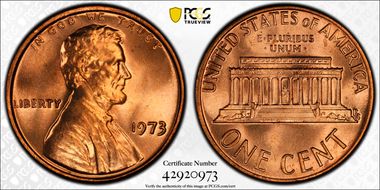 1973 1C MS65RD