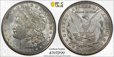 1921-S $1 MS62