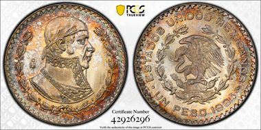 1964-Mo Peso KM-459 MS67