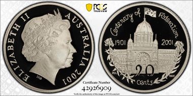 2001 20C Victoria PR70DCAM