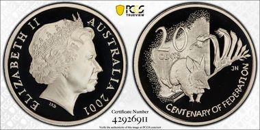 2001 20C Western Australia PR70DCAM