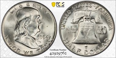 1954-D 50C MS64