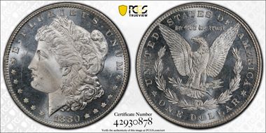 1880 $1 MS66+ PL