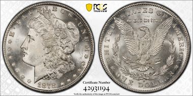 1878-S $1 MS65