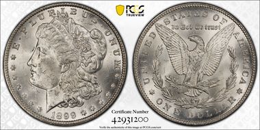 1899 $1 MS62