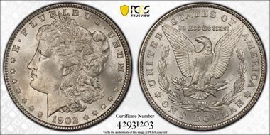1902 $1 MS64