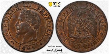 1861-A 1C Gad-87 F-103 MS64BN