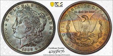1888 $1 MS63