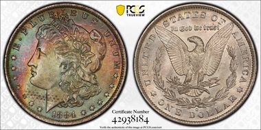 1884-O $1 MS64