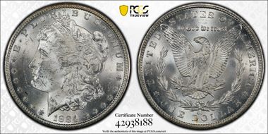 1884-CC $1 MS63