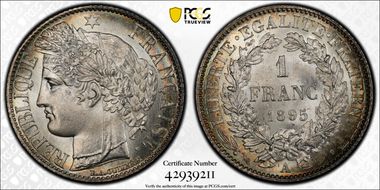 1895-A 1 Fr Gad-465a F-216 MS66+ 