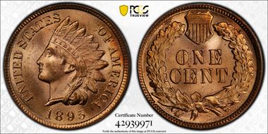 1895 1C MS66RD