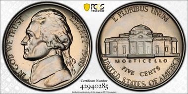 1940 5C Reverse of 1940 PR67