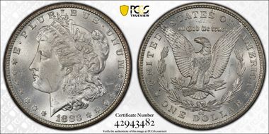 1883-CC $1 MS64