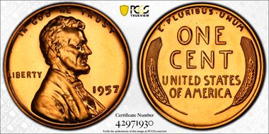 1957 1C PR67RD