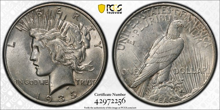 Cert 42972256 - Coin Image