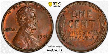 1952 1C MS64BN