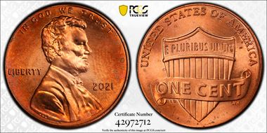 2021 1C Shield MS65RD