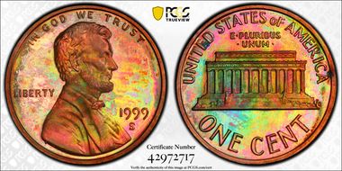1999-S 1C PR64RB